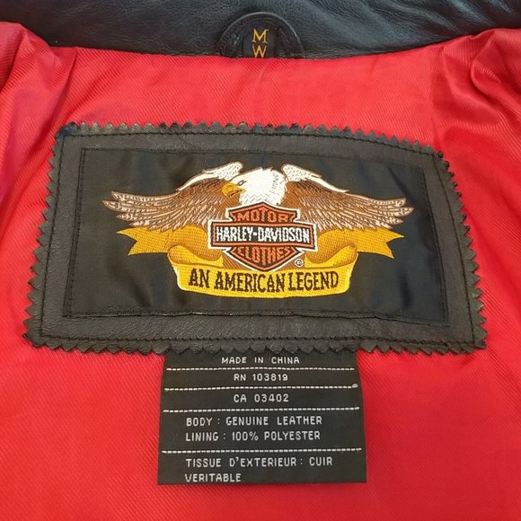 Women's Medium M Harley-Davidson Leather Jacket - Picture 5 of 8